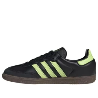 Adidas Samba „Black Pulse Lime“