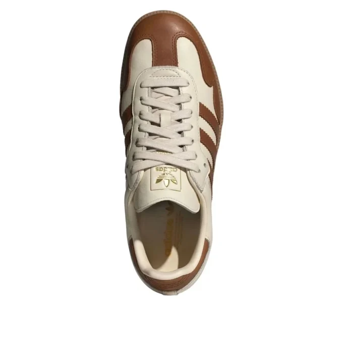 Adidas Samba „Wonder White Dusky Bronze Gold Metallic“